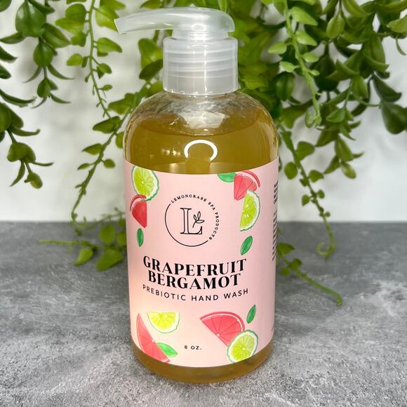 Lemongrass Spa Grapefruit Bergamot Prebiotic Hand Wash - Picture 1 of 1